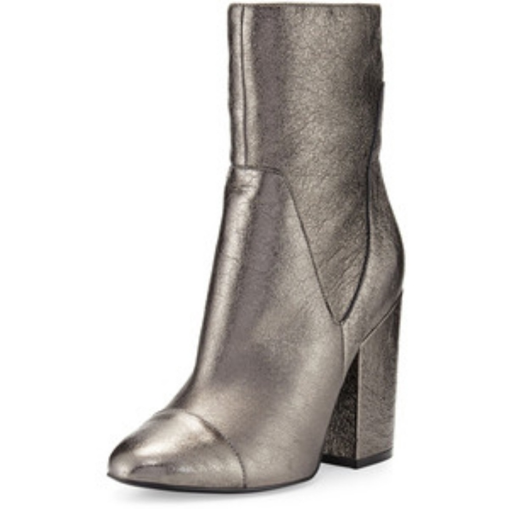 Kendall + Kylie gunmetal booties sz 9.5